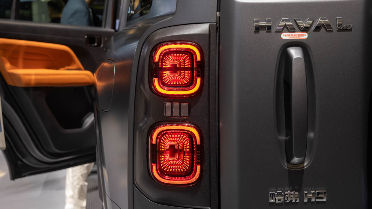 2024 GWM Haval H9 LED-Rücklichtdetail