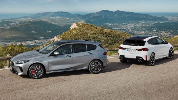 2025 BMW 1er Duo, Front- und Heckansicht