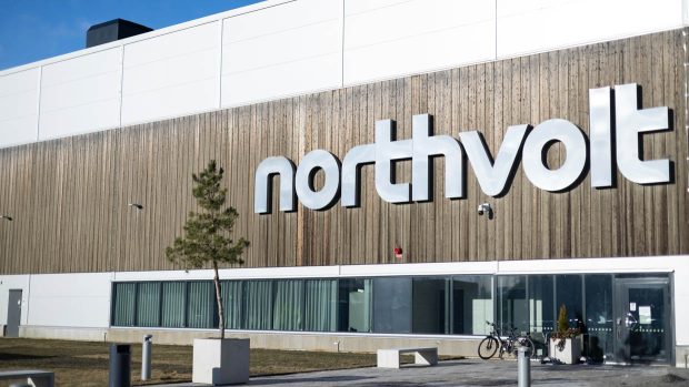Bild der Produktionsanlage von Northvolt