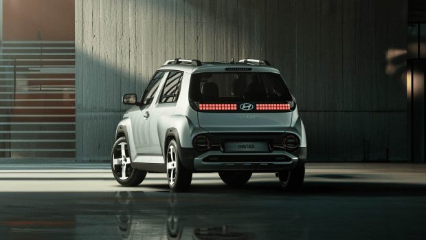 2025 Hyundai Inster, statische Rückansicht