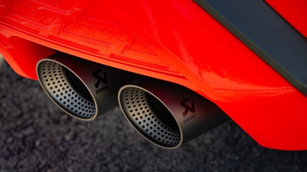 2025 Audi S3 Prototyp – Akrapovic Quad-Auspuffanlage