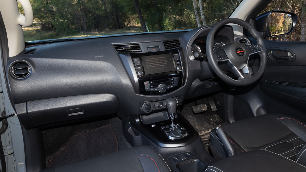 Innenraum des Nissan Navara Pro-4X 2024