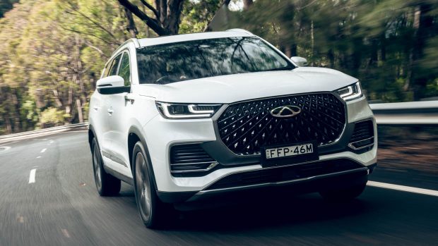 2024 Chery Tiggo 8 Pro Max Nahaufnahme der Frontansicht