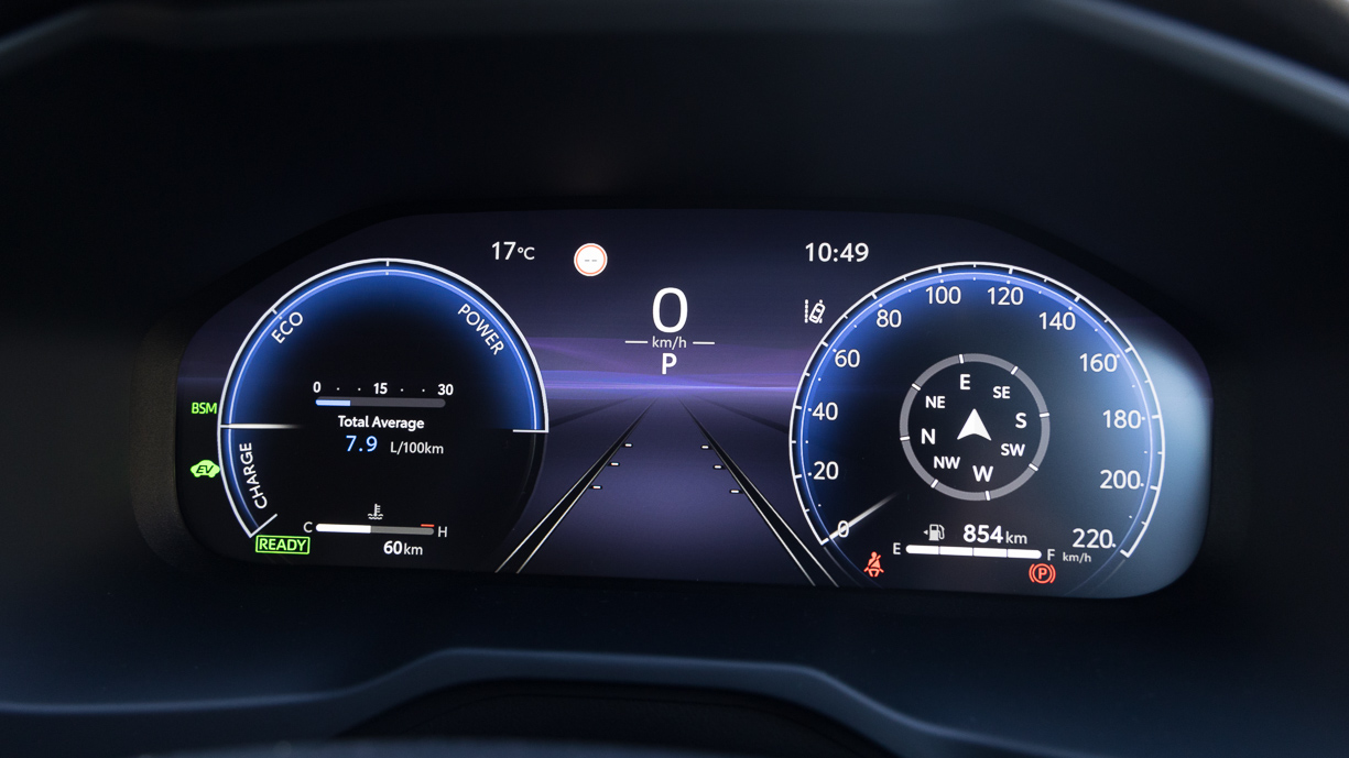 2024 Toyota RAV4 Cruiser Hybrid digitales Kombiinstrument