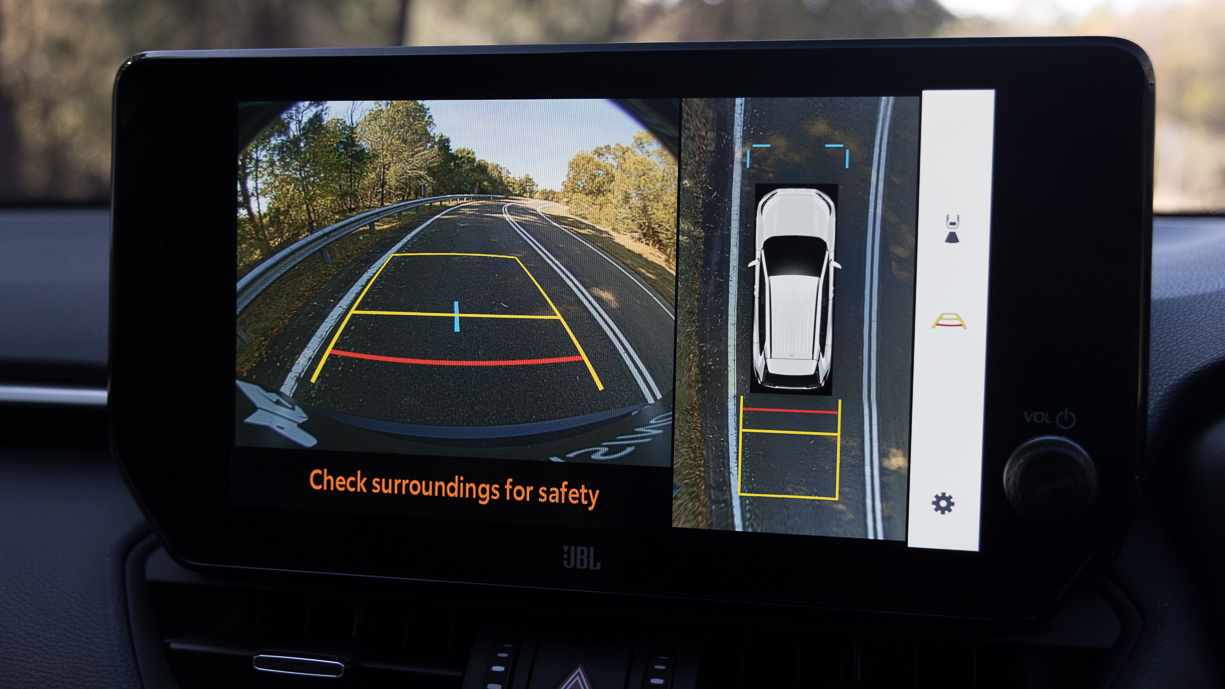 2024 Toyota RAV4 Cruiser Hybrid Rückfahrkamera-Bildschirm