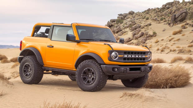 2021 Ford Bronco 2-Türer Seitenprofilaufnahme