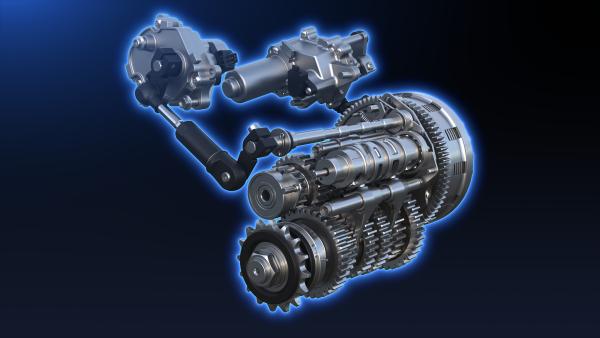 Eine Darstellung des Y-AMT-Getriebes