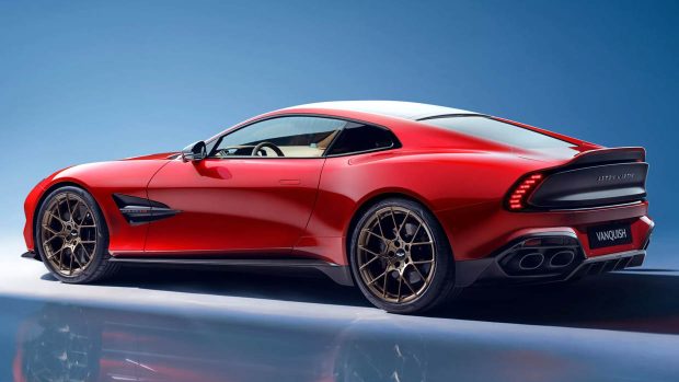 2025 Aston Martin Vanquish – statischer Seitenwinkel