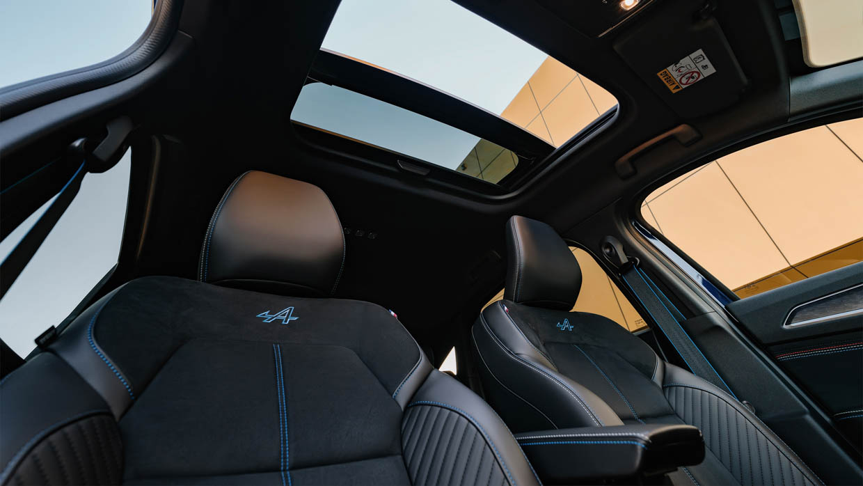 2024 Renault Arkana Esprit Alpine, Innenschiebedach offen