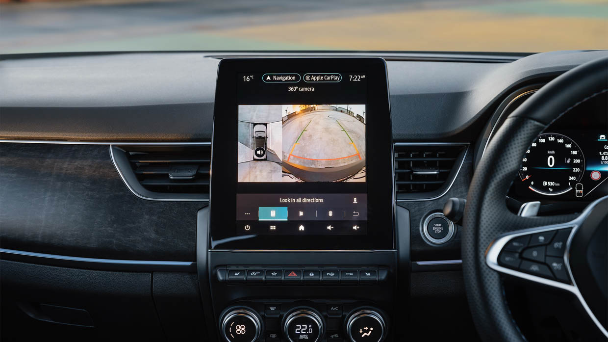 2024 Renault Arkana Touchscreen in der Mitte