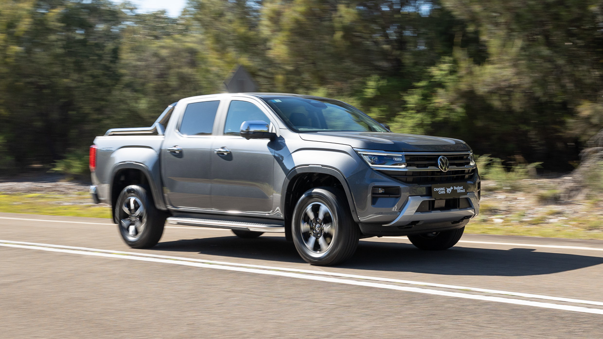2024 Volkswagen Amarok Style TDI500 Seitenprofilwinkel-Fahraufnahme