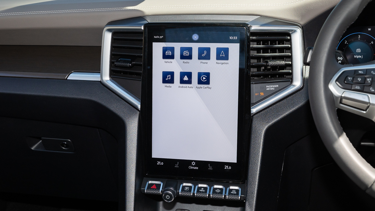 2024 Volkswagen Amarok Style TDI500 mittlerer Touchscreen