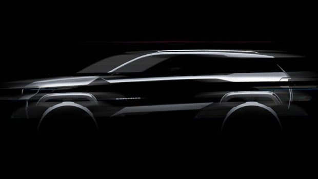 Bilder des Elektrokonzepts Jeep Compass 2025