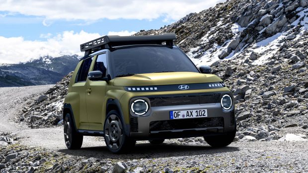 2025 Hyundai Inster Cross Frontwinkel