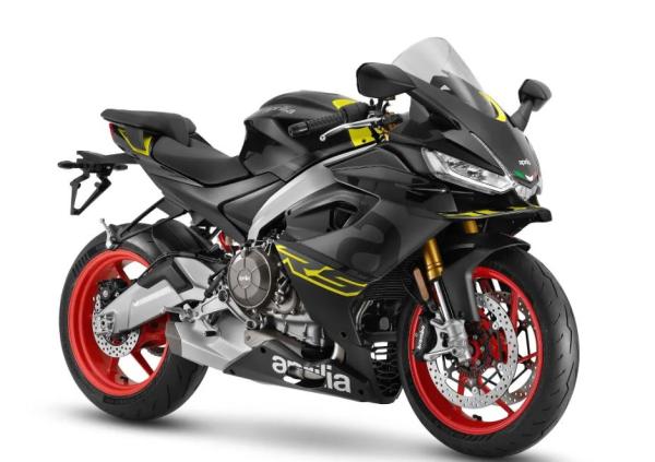 Aprilia RS660 Schwarz und Gelb