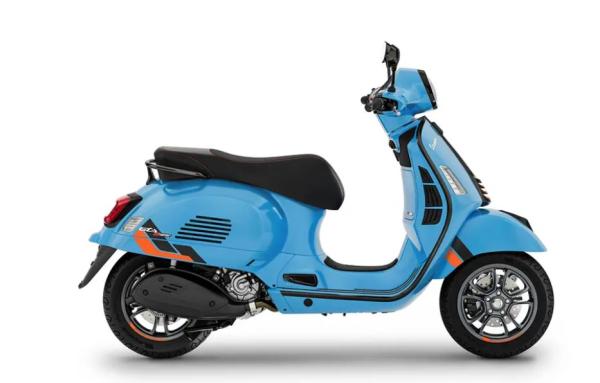 Seitenprofil der Vespa GTS