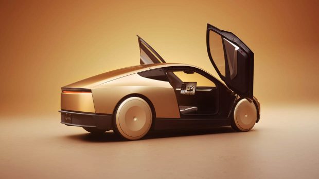 2025 Tesla Cybercab-Konzeptfahrzeug