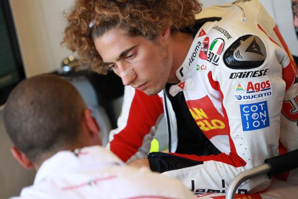Der verstorbene Marco Simoncelli während der MotoGP-Saison 2011