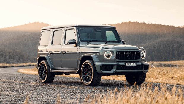 2024 Mercedes-AMG G 63 vorne 3/4-Winkel statisch