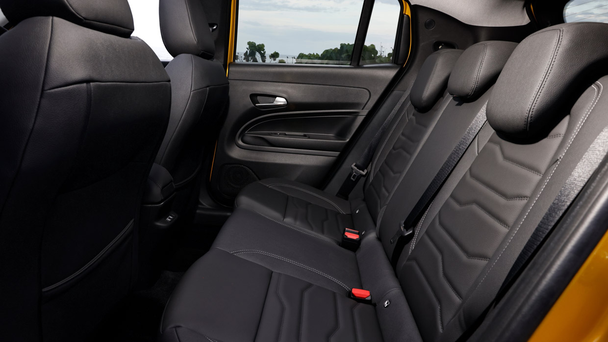 Innenrücksitz des Jeep Avenger 2025