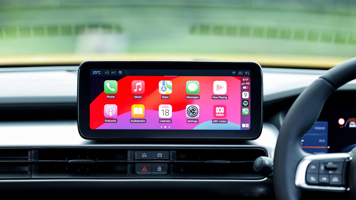 Jeep Avenger 2025 Innenraum-Touchscreen