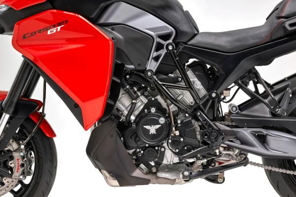 Motor und Rahmen des Corsaro GT