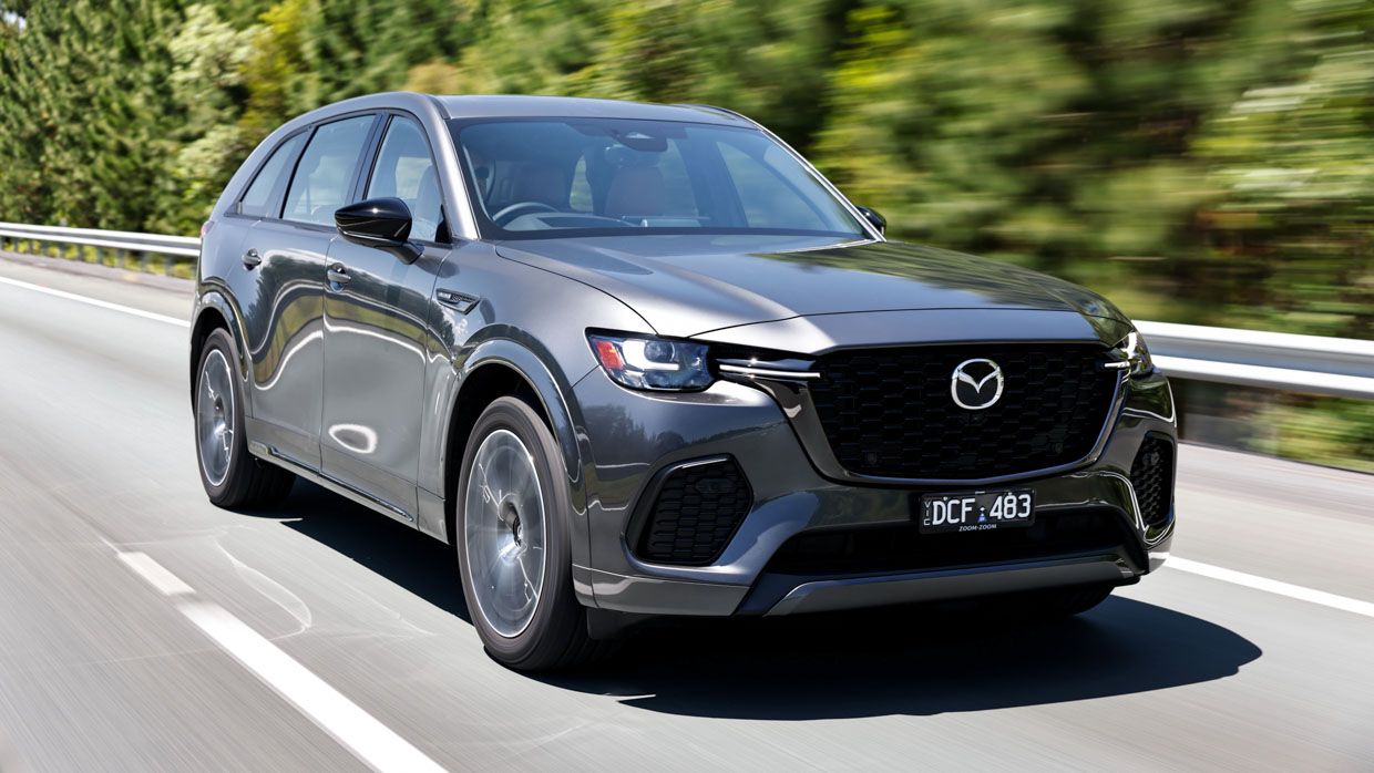 Mazda CX-70 Azami SP 2024 beim Fahren