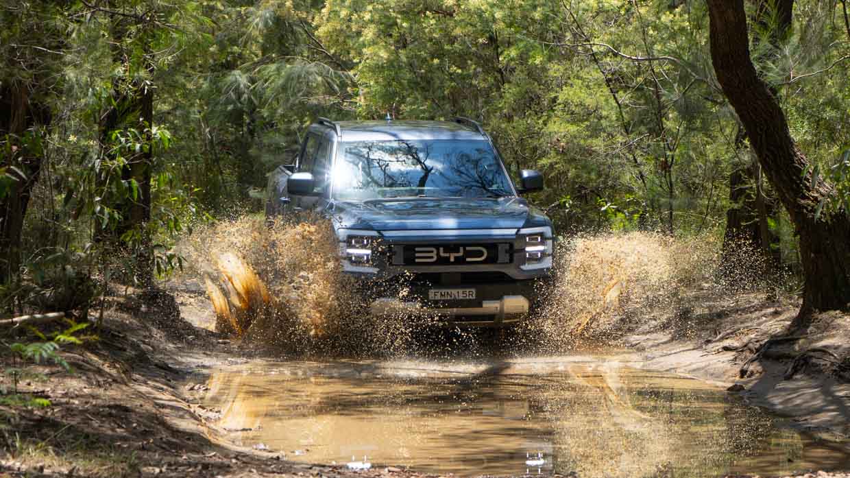 BYD Shark 6 2025 Wasserspray