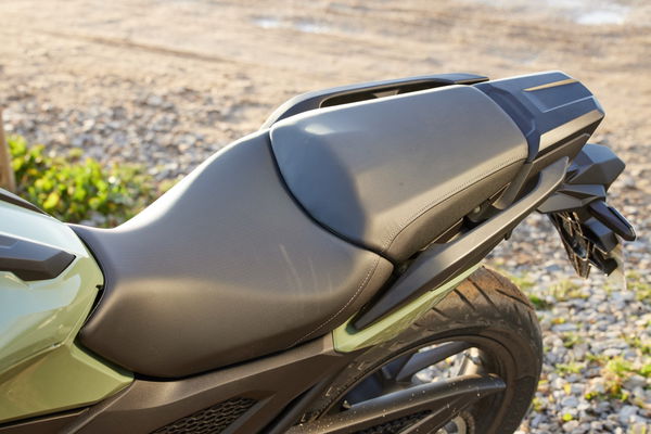 Der Sitz ist groß und bequem