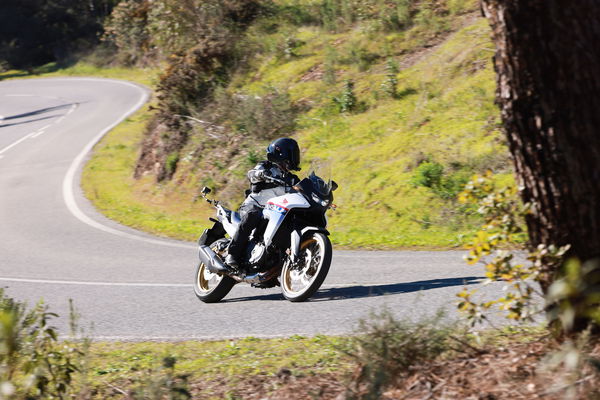 My25 Transalp Cornering