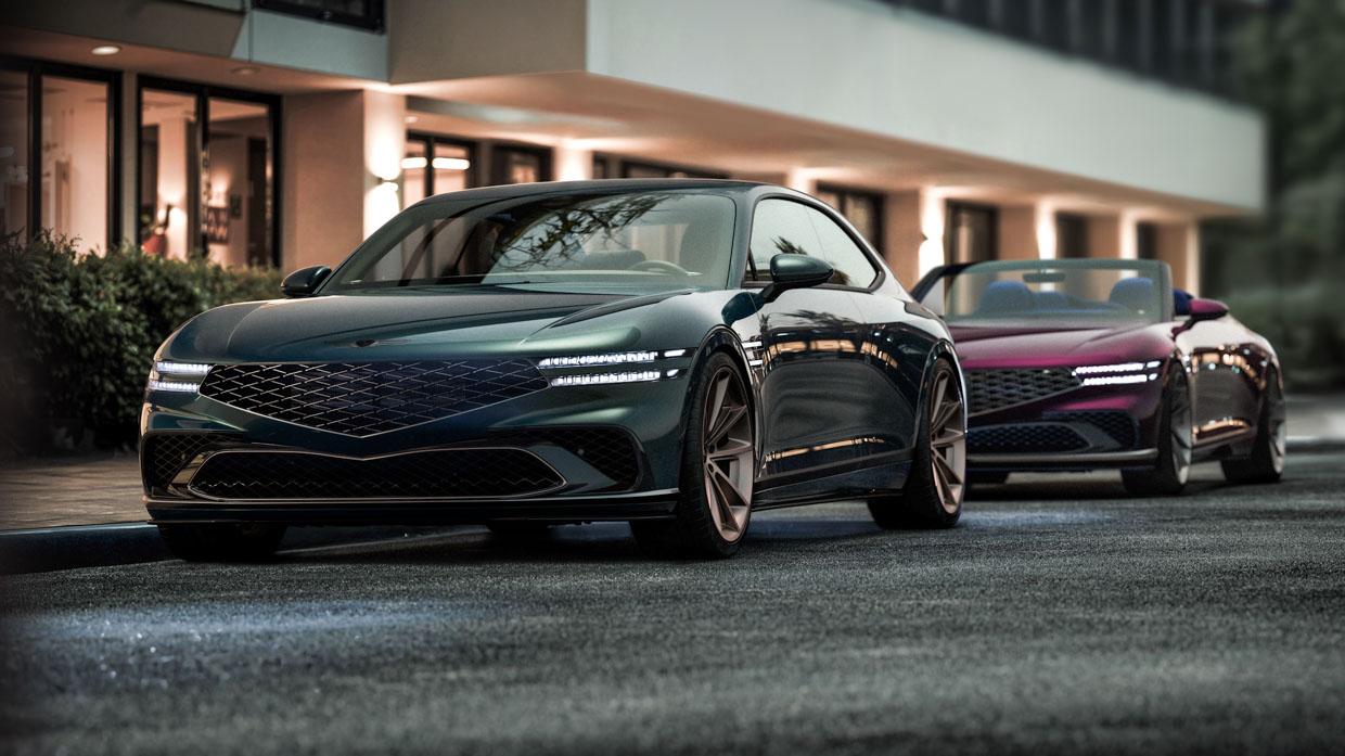 Genesis G90 Coupé und Cabrio-Konzepte sind Ultra-Luxe-Sportwagen