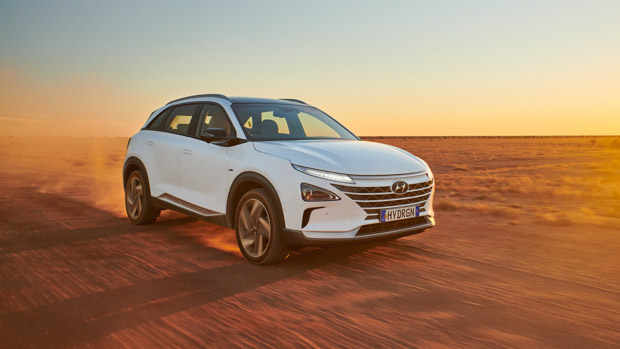 Hyundai Nexo 2021 Rekordeinstellungen vorne 3/4 Fahren