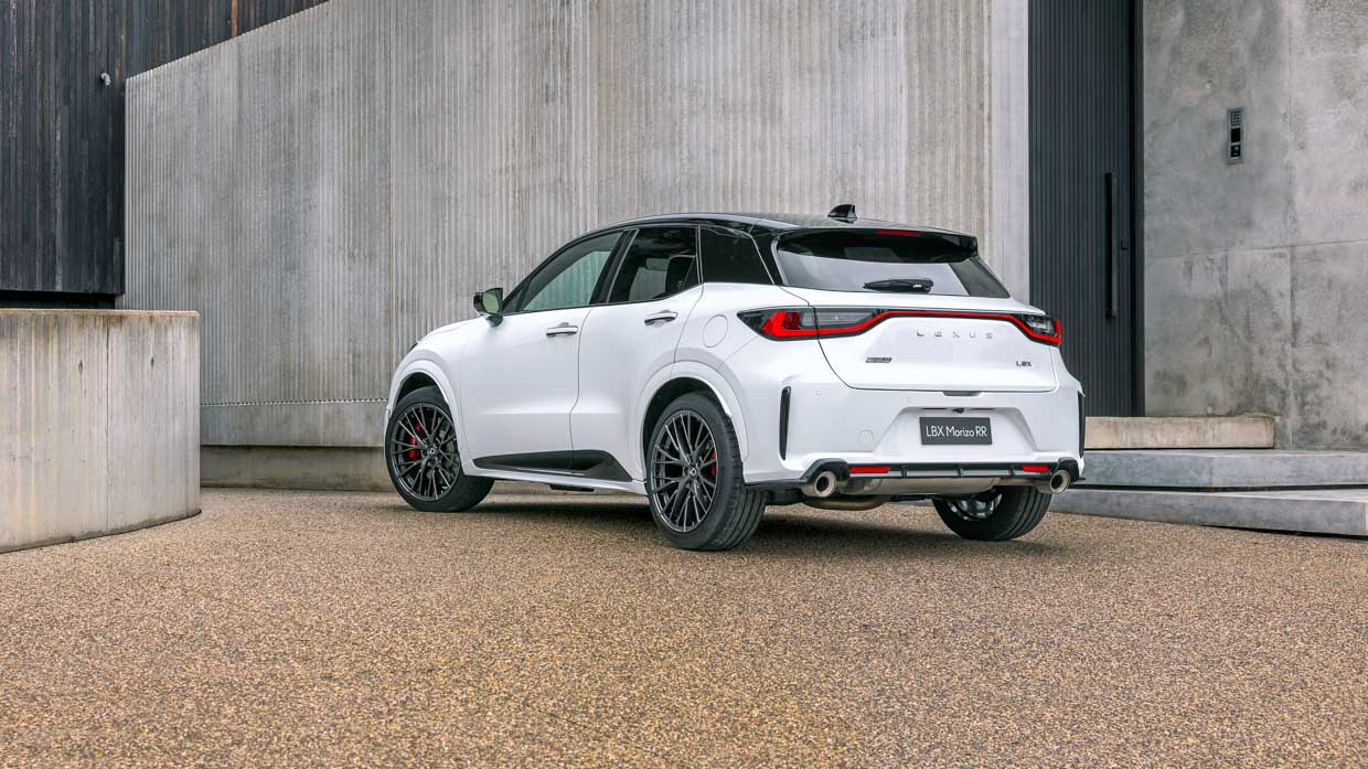 Lexus LBX Morizo ​​RR 2025 Heck