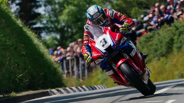 Dean Harrison während der Isle of Man tt