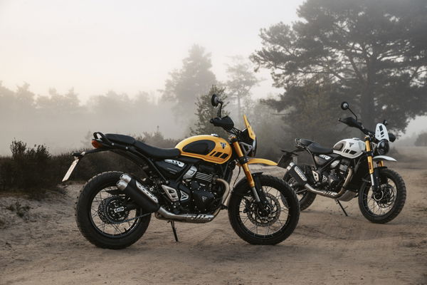 Der Triumph Scrambler 400 xc