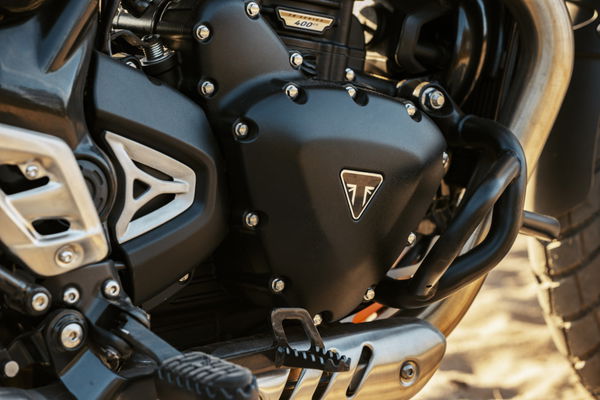 Der Triumph Scrambler 400 xc - Das Fahrrad macht 49 PS und 27 lb -ft Drehmoment