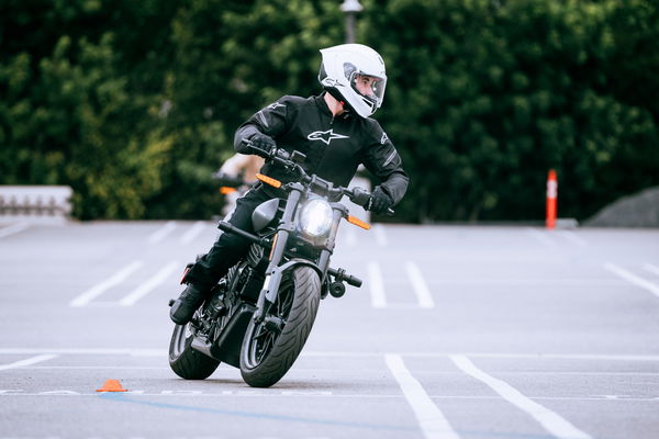 Livewire Motorcycle wird für Trainingsübungen eingesetzt. Kredit - Livewire