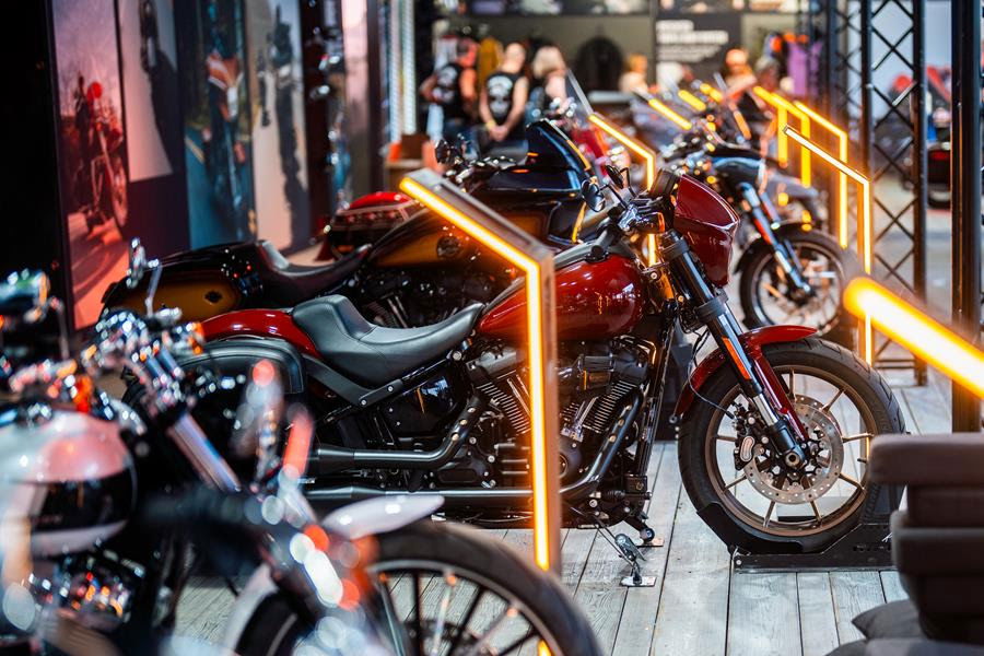Harley-Davidson Demo Zone, um Testfahrten in der European Bike Week 2025 anzubieten