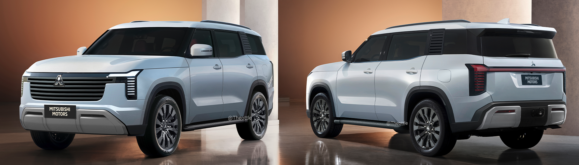 Erster Blick auf Mitsubishi Pajero 2027: Renders zeigen neue Plug-in-Hybrid-Toyota Prado, Ford Everest, GWM Tank 500 Rivalen