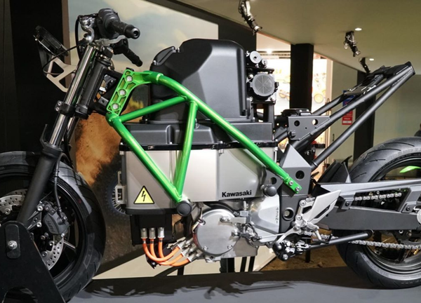 Kawasakis elektrischer Motorradprototyp