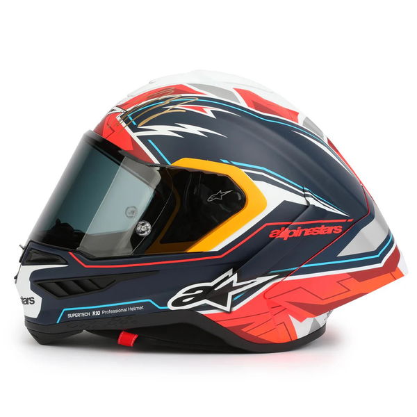 Pedro Acosta signierte Supertech R10 -Helm. Gutschrift - MotoGP -Authentik