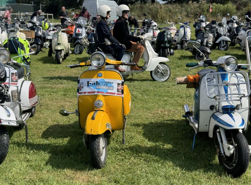 Isle of Wight zur Ausrichtung der IW Scooter Rally am August Bank Holiday Weekend