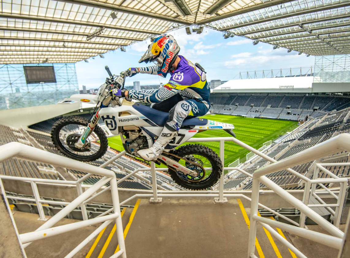 Newcastle United Stadium ist Gastgeber des Gnarly Enduro Race-Off
