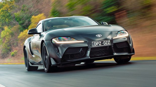 Toyota Supra wurde vor dem Debüt von Supercars in Australien eingesetzt