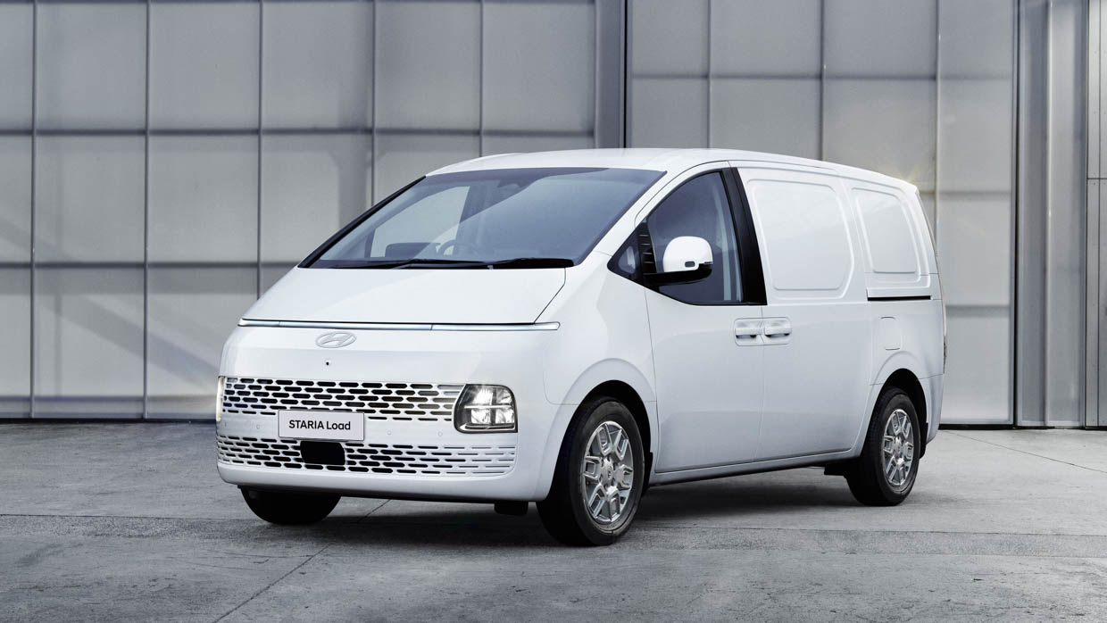 2025 Hyundai Staria Load Front 3/4 Statisch Schuss