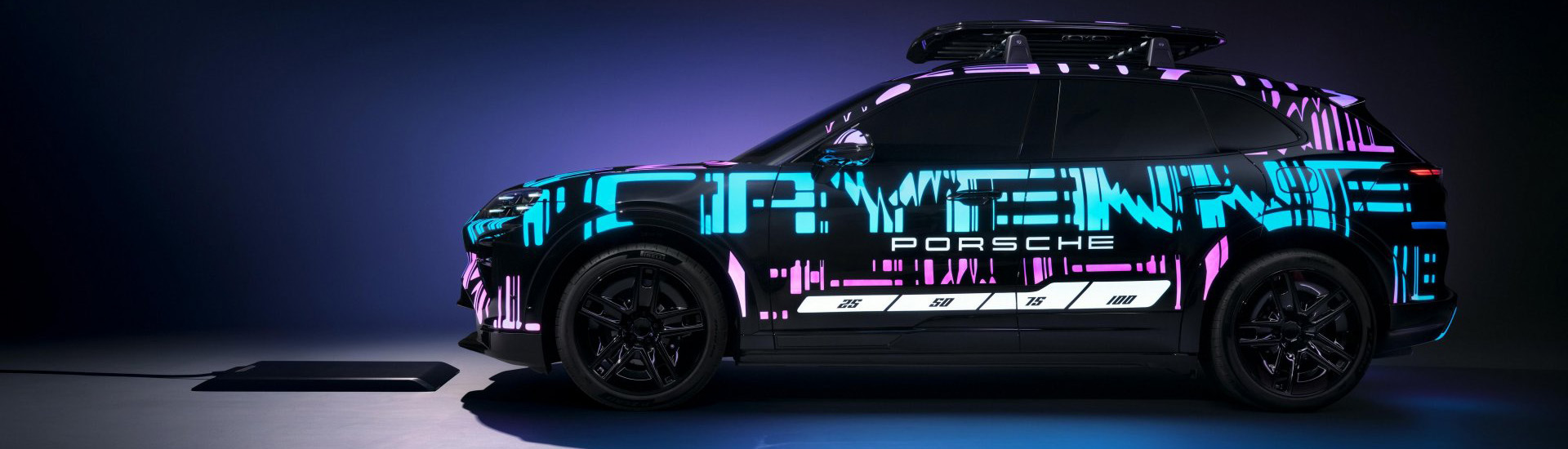 Lass den Stecker fallen! Elektrische Porsche Cayenne Heralds Wireless Bodenladung für Ihre Garage