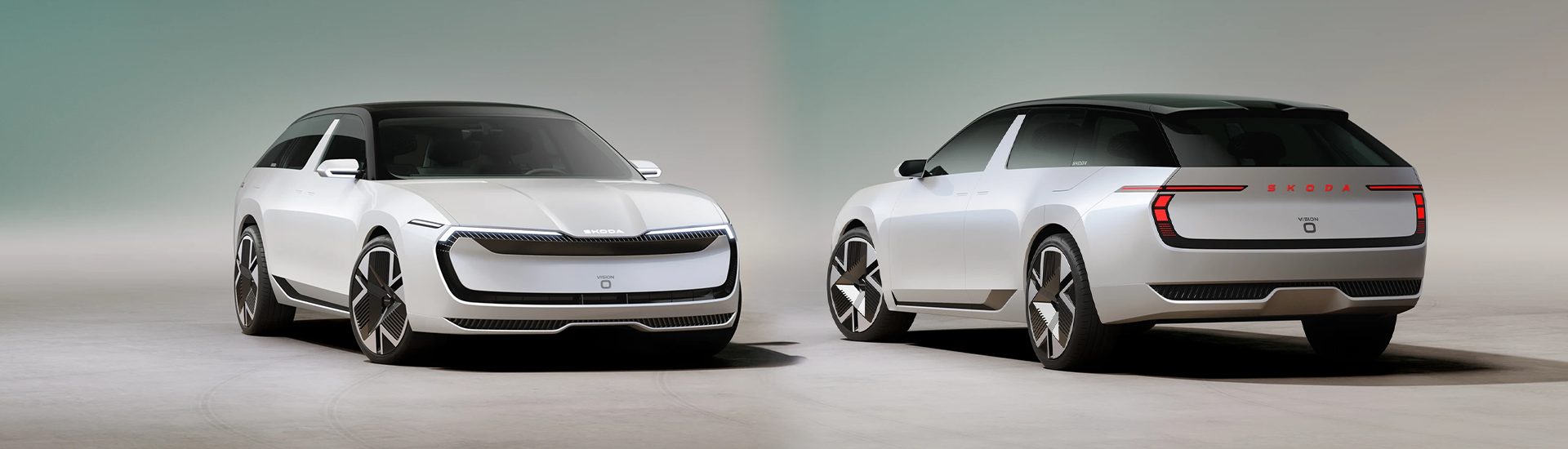 Electric Skoda Octavia Wagon, die durch radikales Vision o Konzept vorkommt