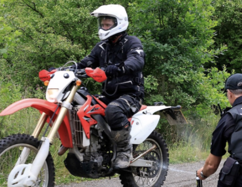 Forensic Spray operation. Photo credit - North Wales Police