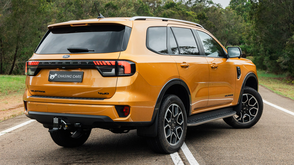 Ford Everest Wildtrak 2024 hinten 3/4