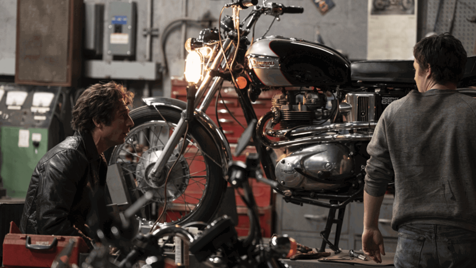 Der Triumph TR6C von 1971 ist im neuen Film „Springsteen: Deliver Me From Nowhere“ zu sehen